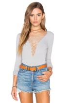 Seamless Lace Up Top