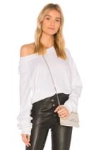 Solid Cropped Sweatshirt