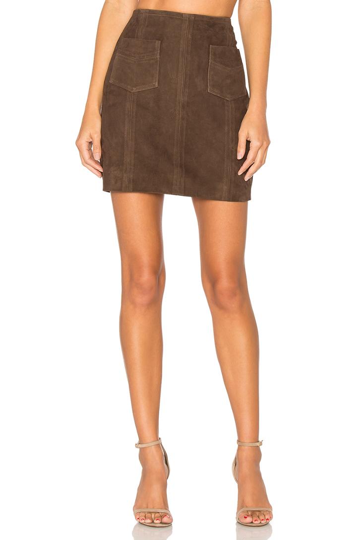 Jipsone Suede Skirt