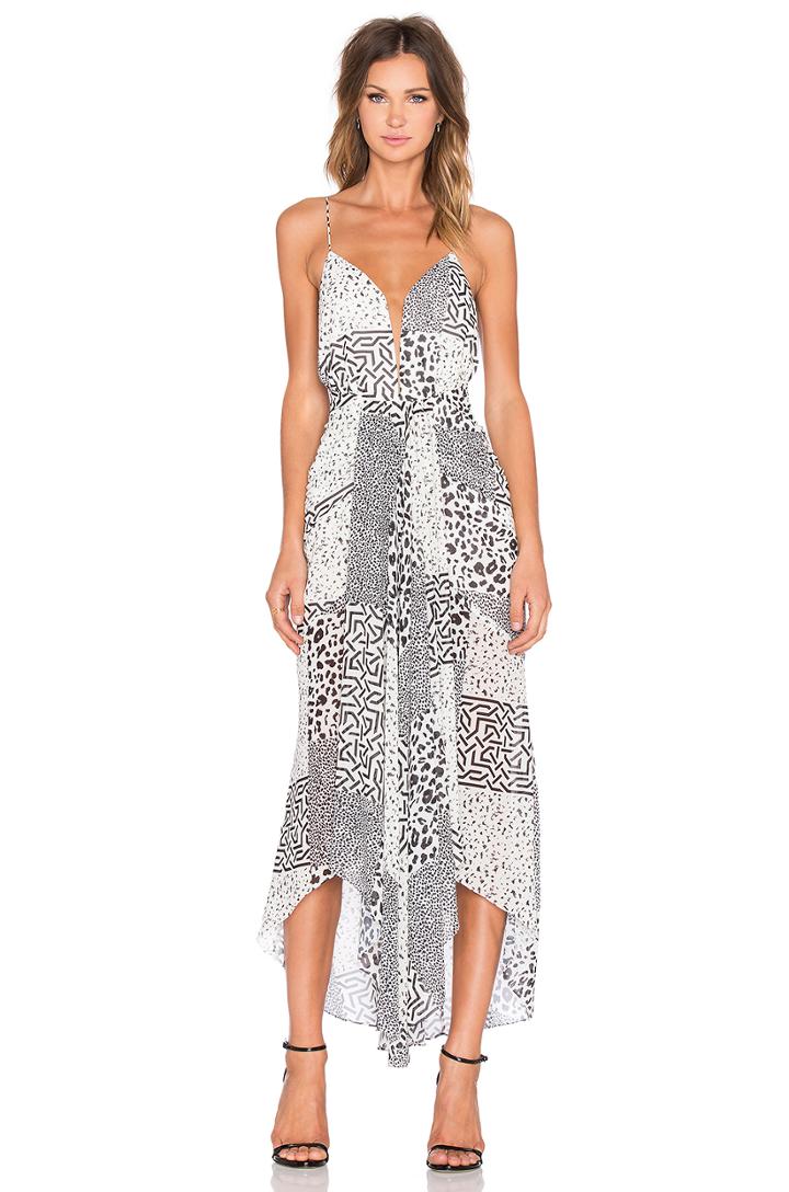 Tribus Waterfall Midi Dress