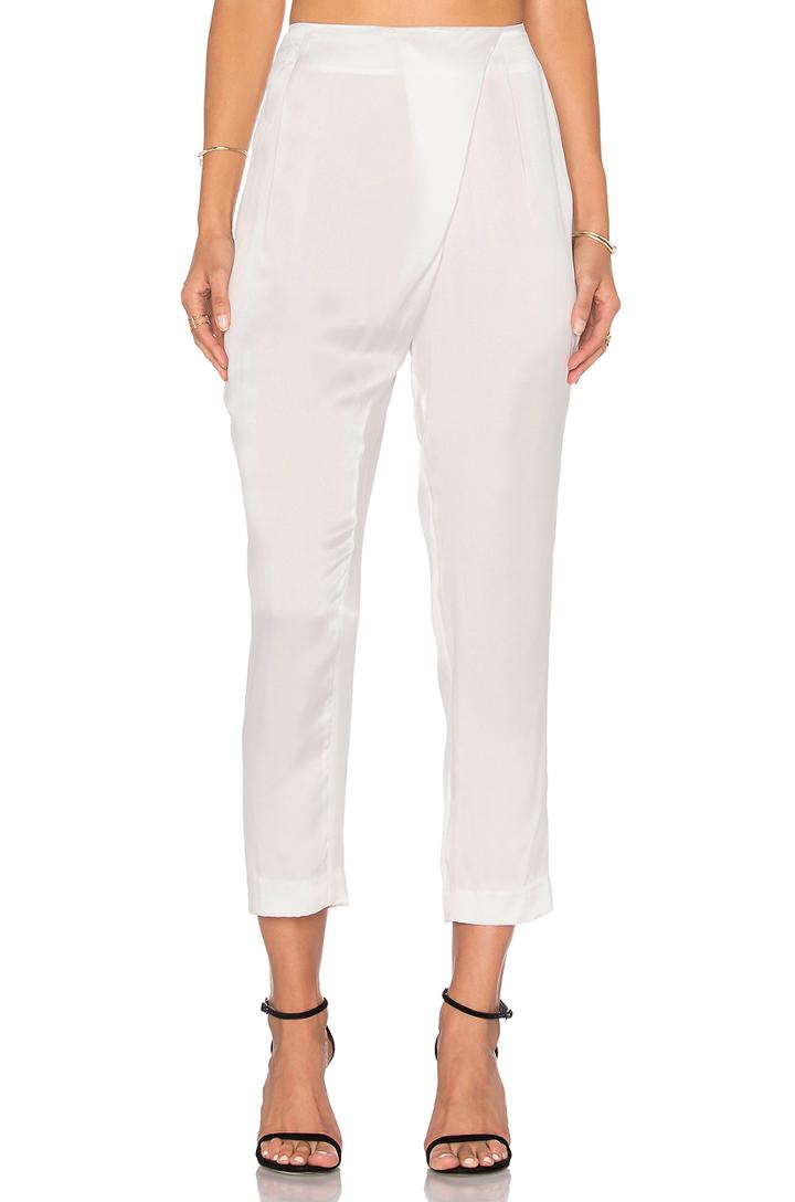 Silk Draped Trouser