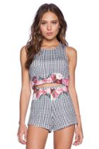 Garden Bed Picnic Crop Top