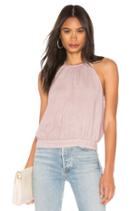 Button Back Halter Blouse