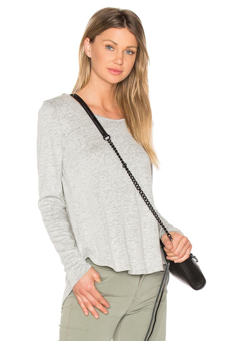 Linen Jersey Y Back Hoodie