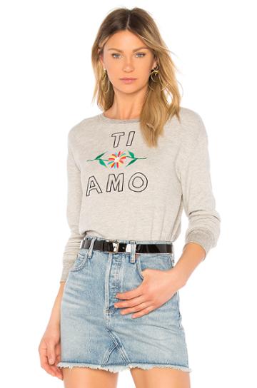 Ti Amo Crew Neck Pullover