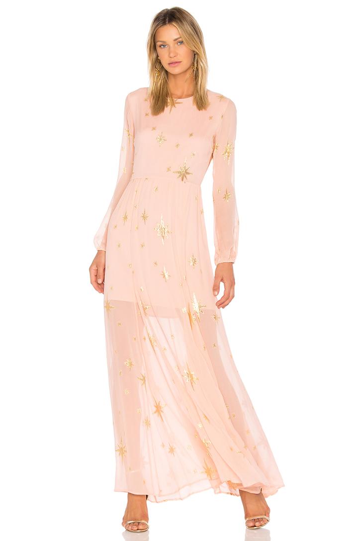 Gilded Star Maxi Dress
