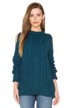 Cut Out Sleeve Sweater