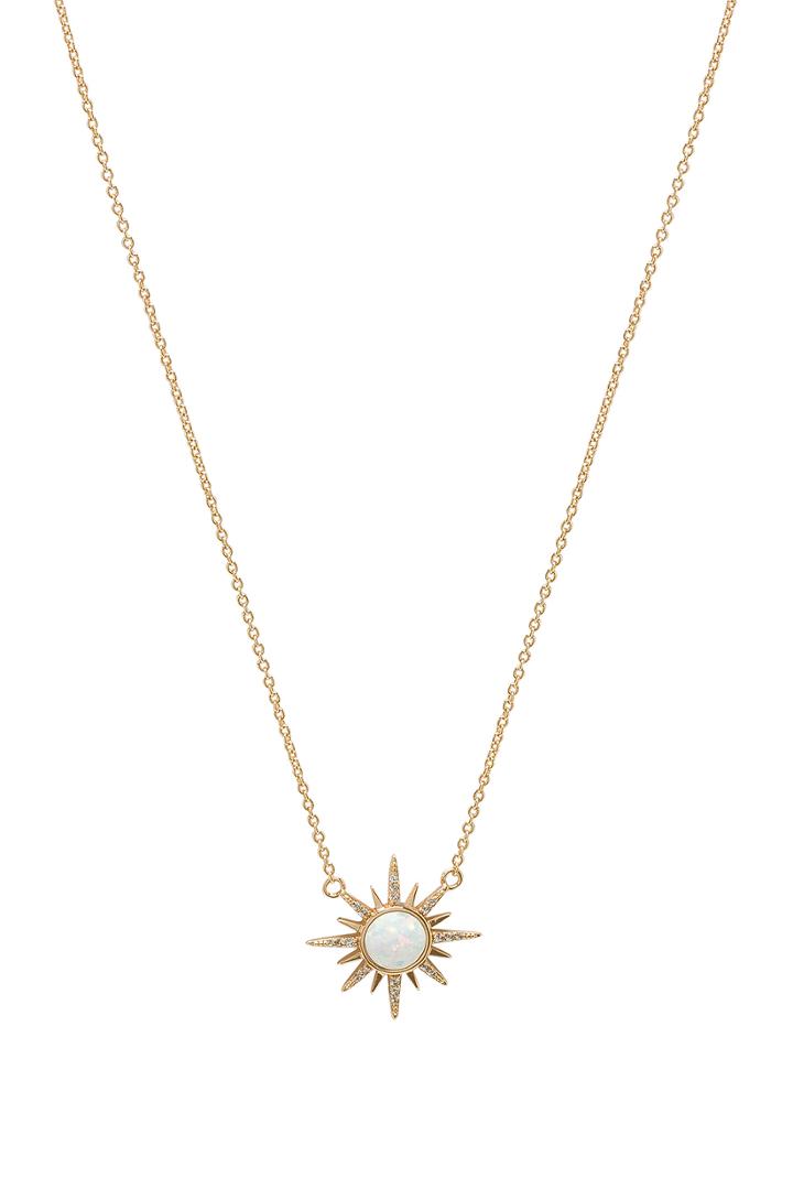 Gemstone Starburst Necklace