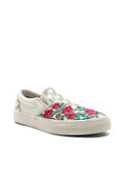Slip-on Rose Embroidery