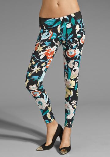Pencey Standard X Jessica Hart Twill Pant In Floral