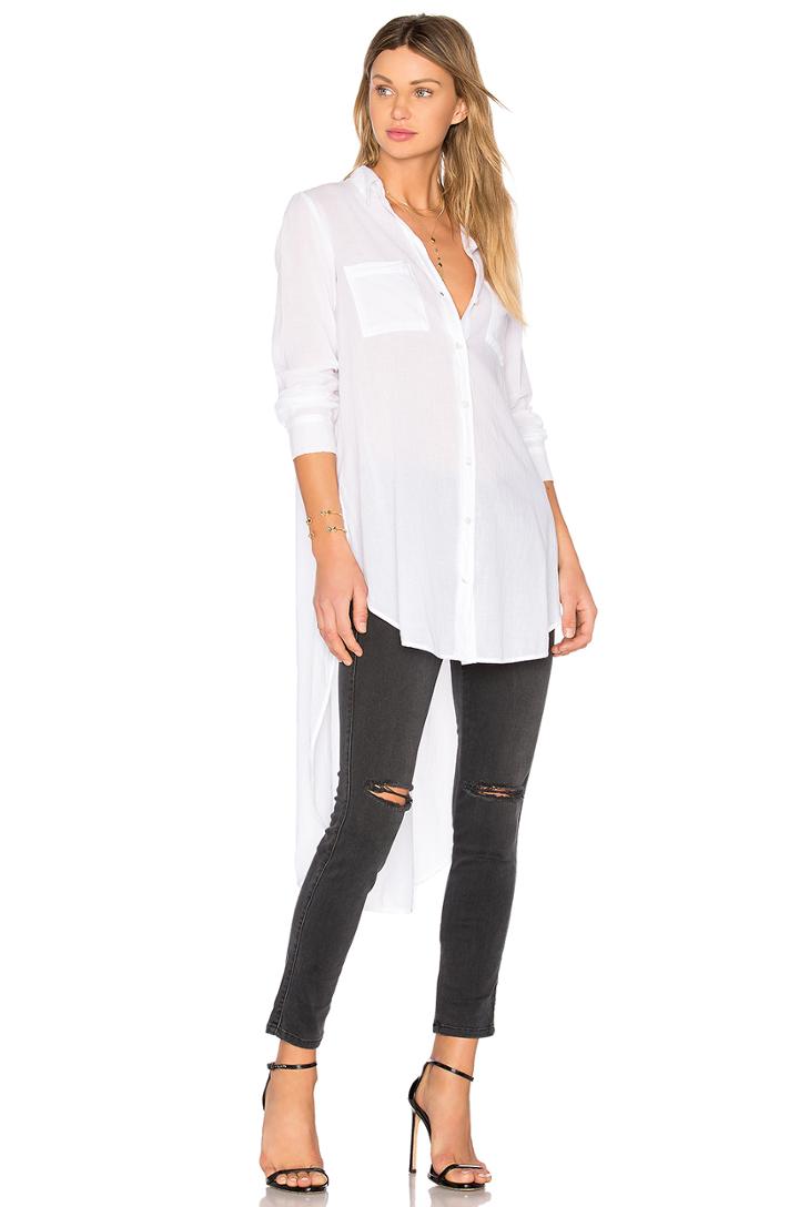 Side Slit Button Up