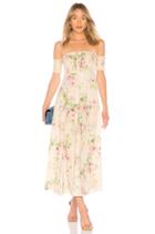 Iris Shirred Bodice Maxi Dress