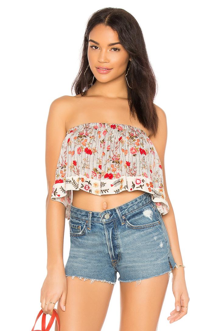 Primrose Sleeveless Crop In Multi