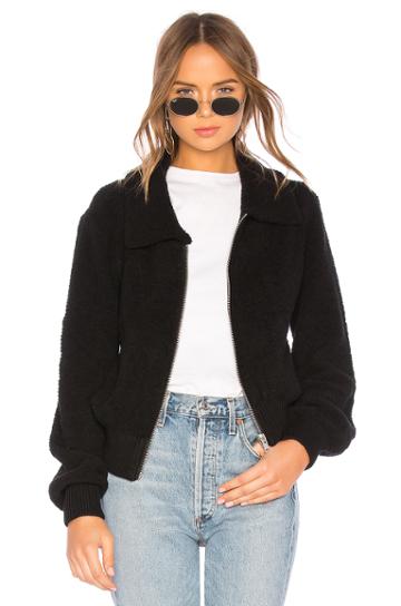Boucle Bomber Jacket