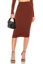 Crepe Jersey Twisted Skirt