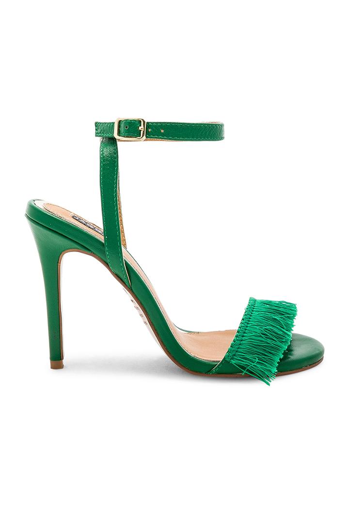 Fringe Leather Heel