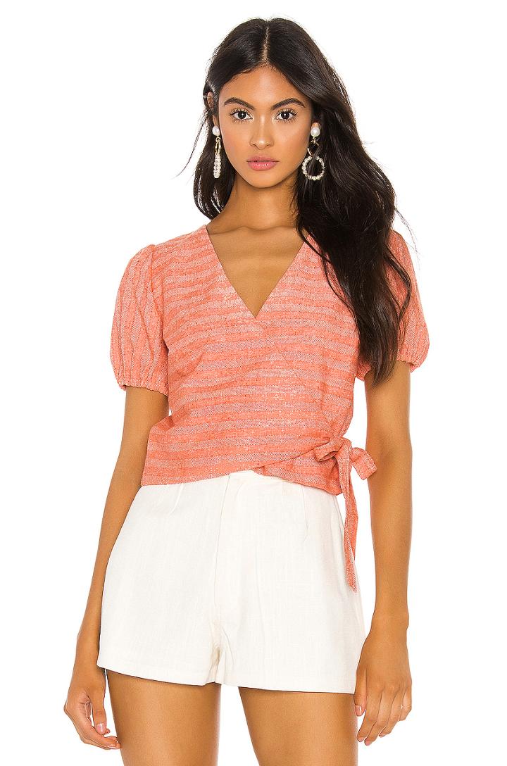 Zoe Wrap Top