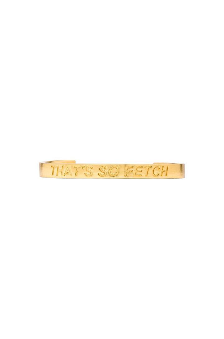 Stella And Bow Gretchen Bracelet In Metallic Gold