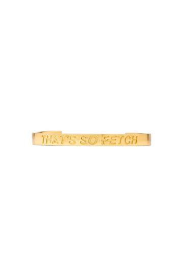 Stella And Bow Gretchen Bracelet In Metallic Gold