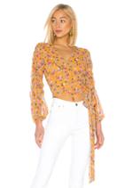 Pintuck Wrap Top