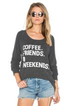 Coffee Friends & Weekends Pullover