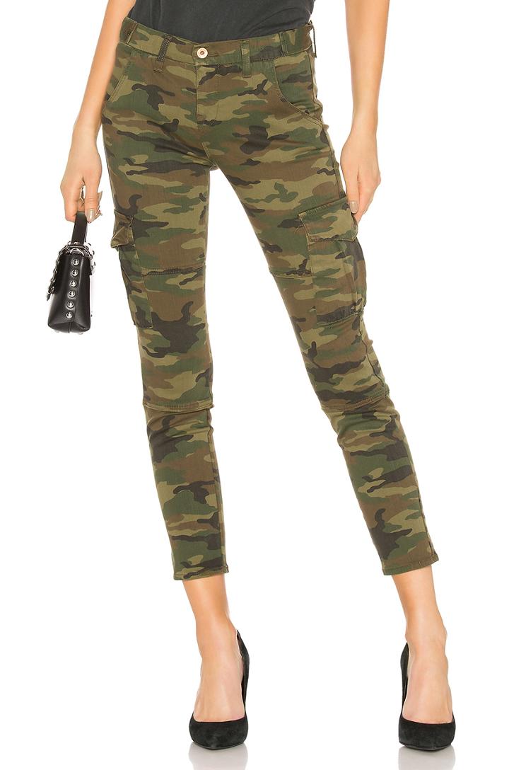 Vincent Camo Skinny Leg Cargo Pant