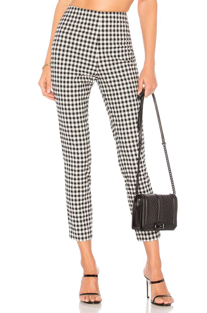 Dora Gingham Zip Pants