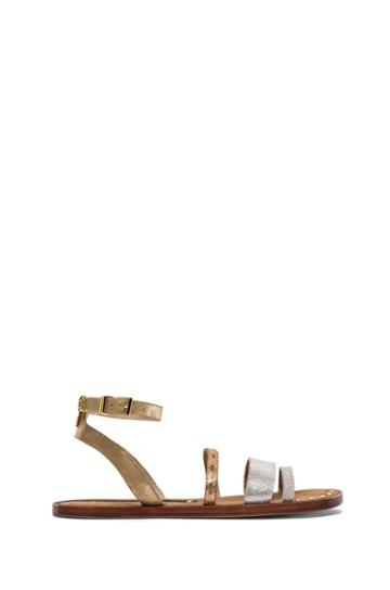 Matt Bernson Isle Sandal In Metallic Gold
