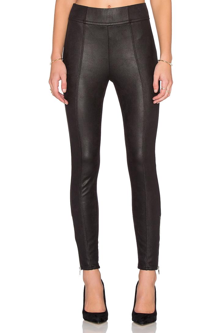 Seamed Zip Legging