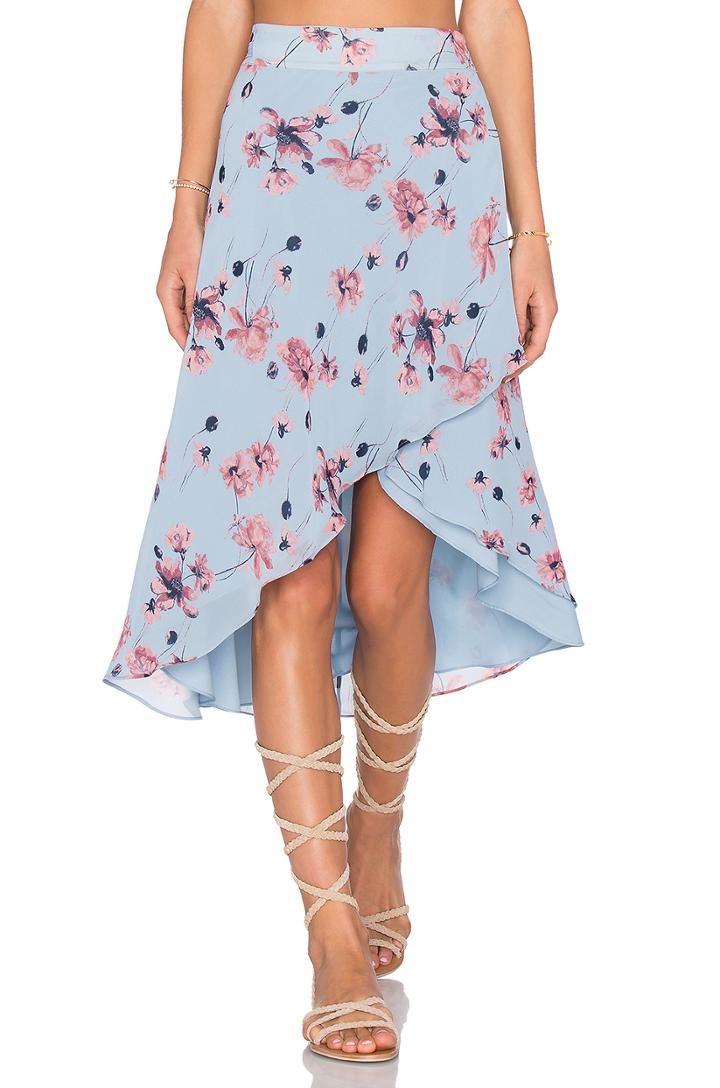 X Revolve Maya Wrap Skirt