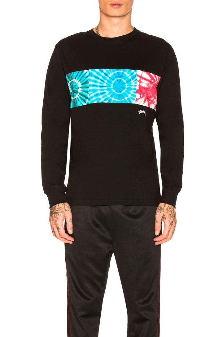 Tie Dye Block Long Sleeve Jersey