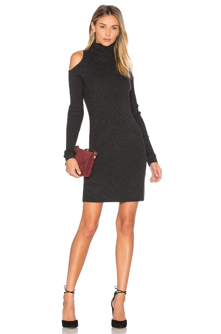 Ivana Cold Shoulder Sweater Dress