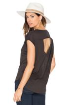 V-neck Open Back Muscle Tee