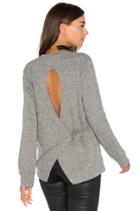 Tie Back Sweatshirt