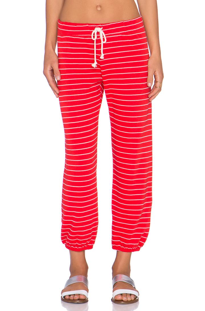 Hamptons Stripe Medora Capri Sweatpant