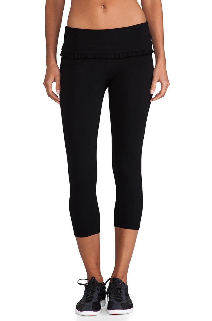 Basics Ruffles Fold Over Crop Pant