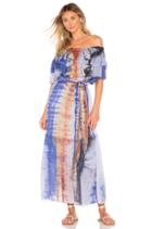 Silk Ruffle Maxi Dress