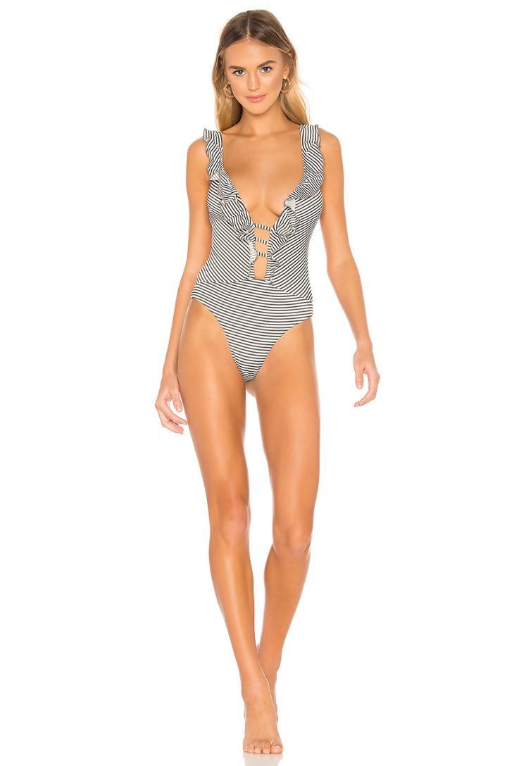 Driftwood Ruffle One Piece