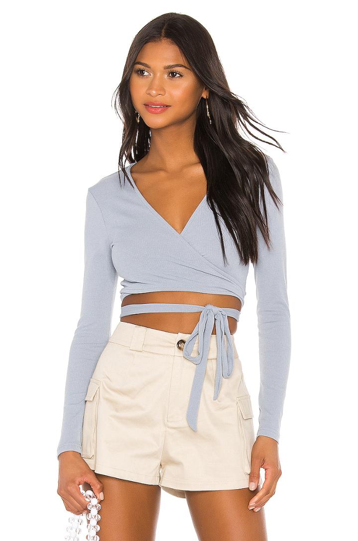 Sylvie Wrap Tie Top