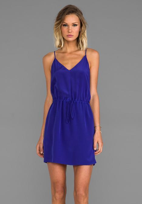 Rory Beca Skip Cross Back Dress In Royal