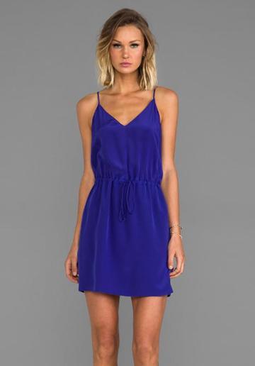 Rory Beca Skip Cross Back Dress In Royal
