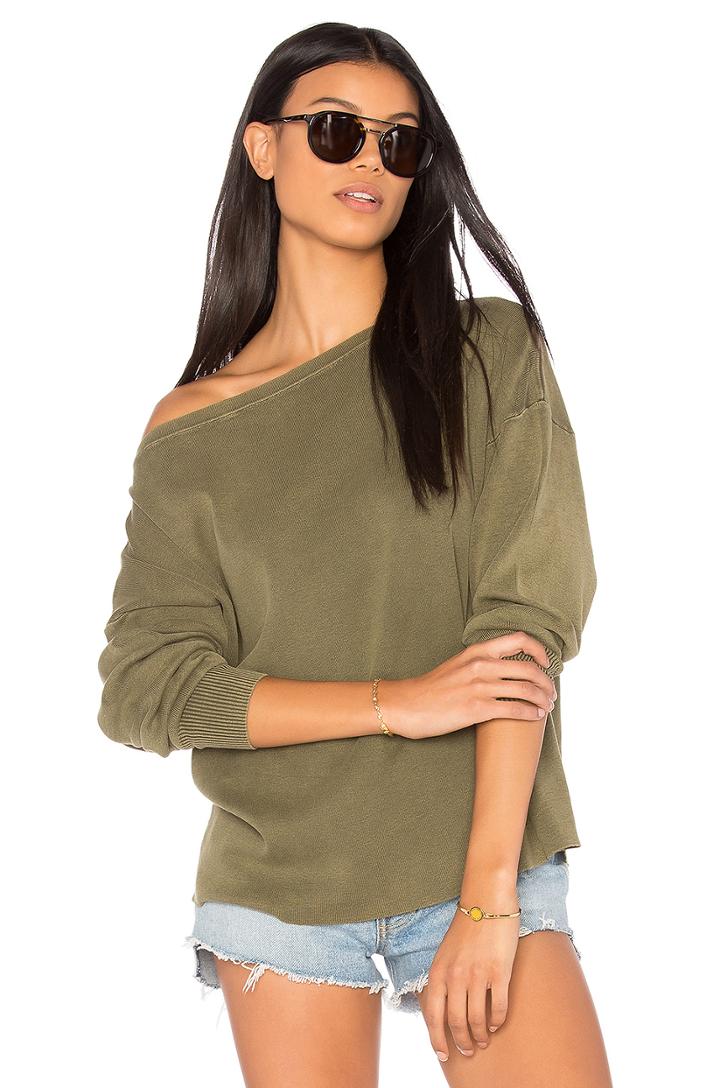 Enzyme Off The Shoulder Top