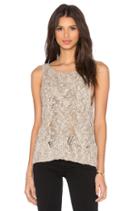 Cable Knit Boatneck Shell Tank