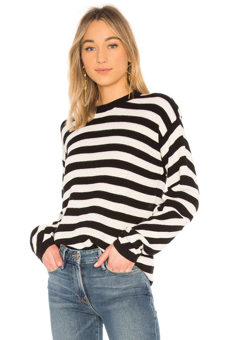 Round Neck Stripe Knit