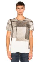 Unfinished Hem Club Collage T Shirt