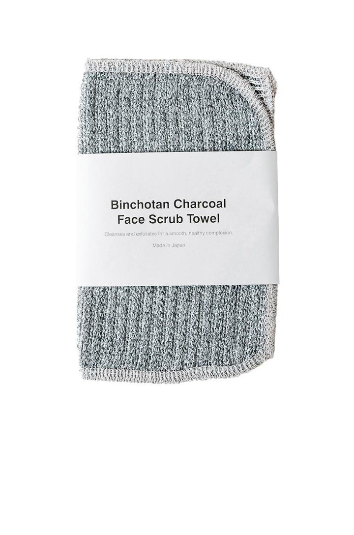 Binchotan Charcoal Face Scrub Towel
