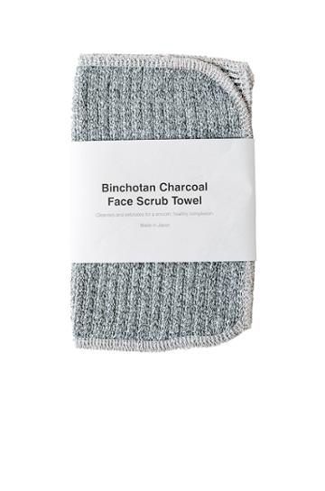 Binchotan Charcoal Face Scrub Towel