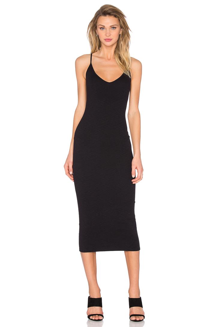 V Neck Tank Midi Dress