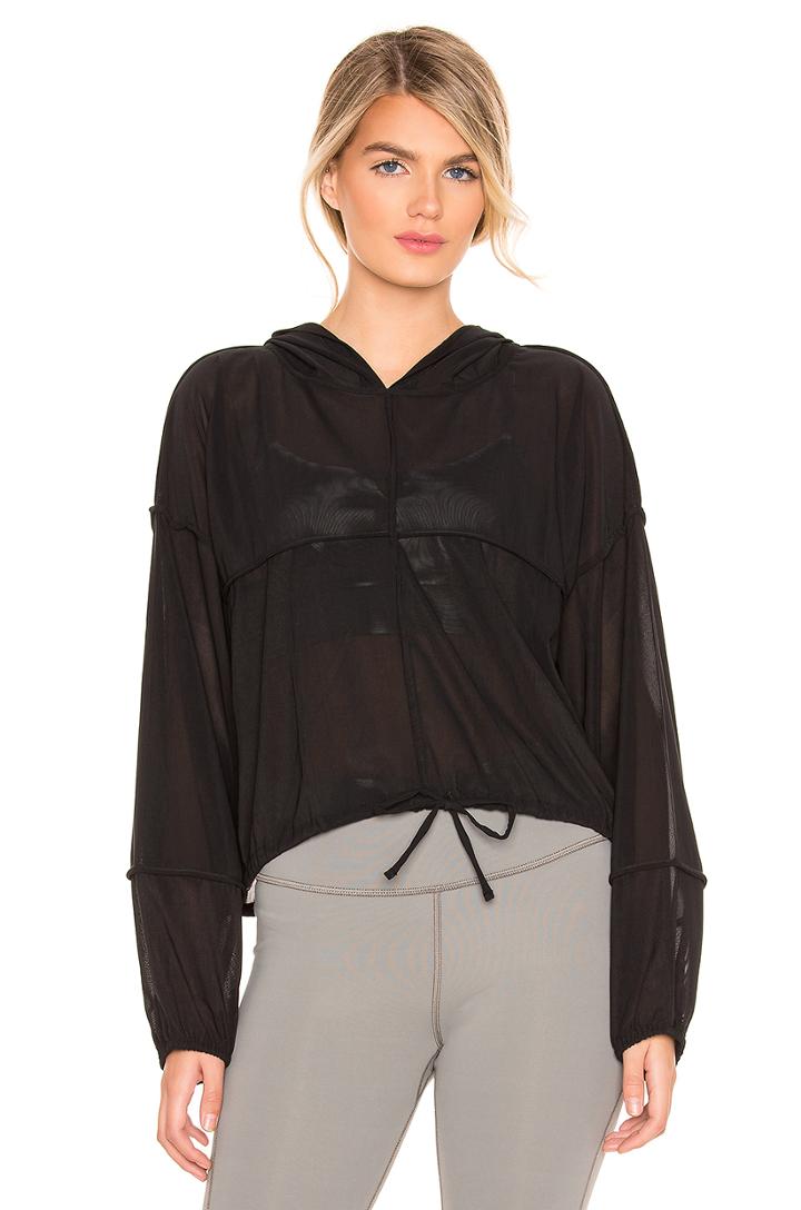 Sheer Cinch Hoodie