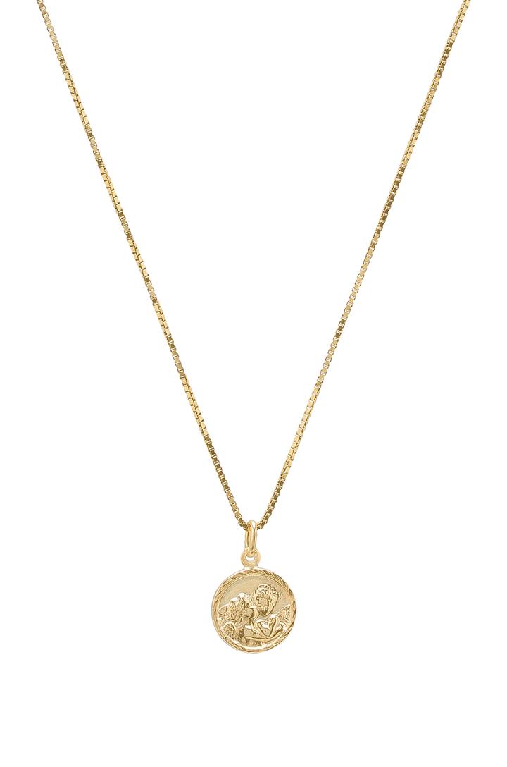 Tiny Angel Pendant Necklace